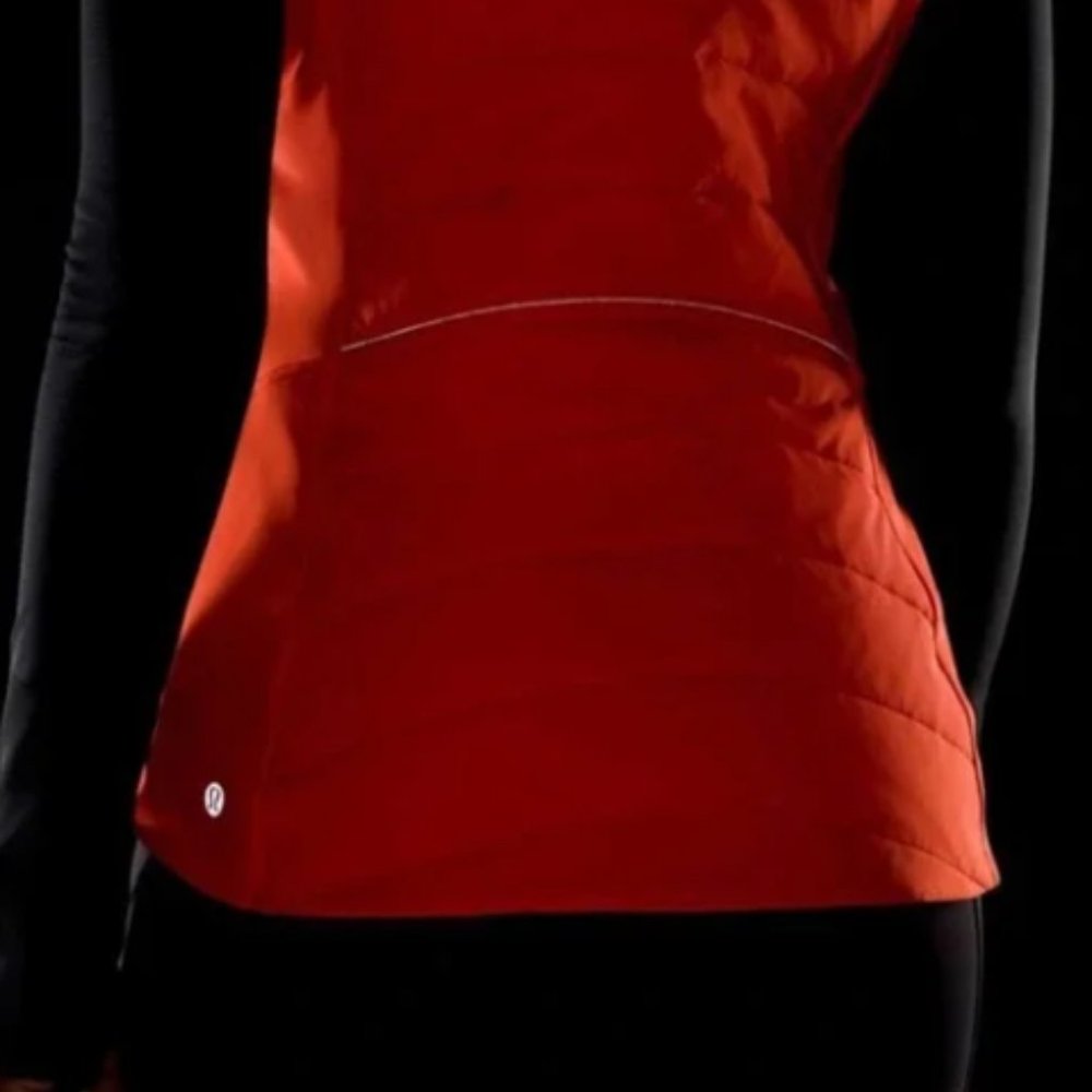 Lululemon Another Mile Vest Autumn Red Size 4 - Picture 3 of 8